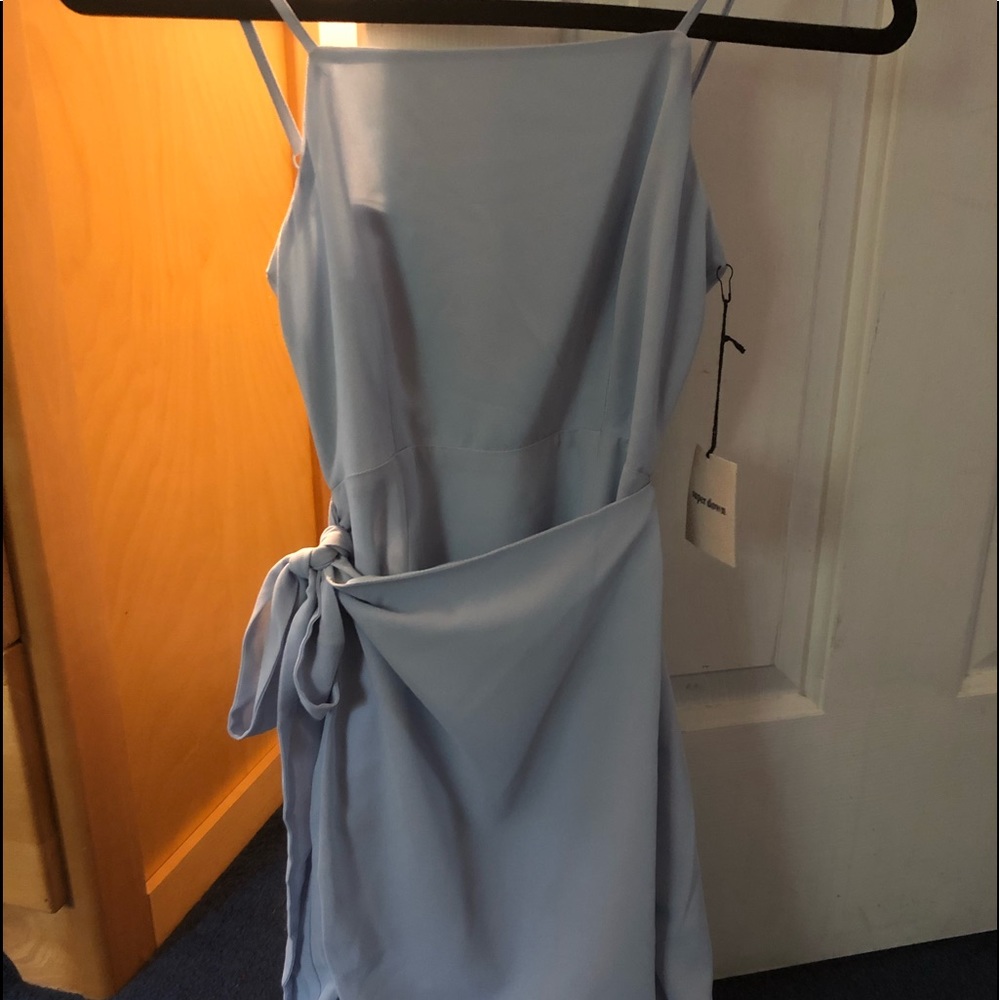 Revolve Blue wrap dress